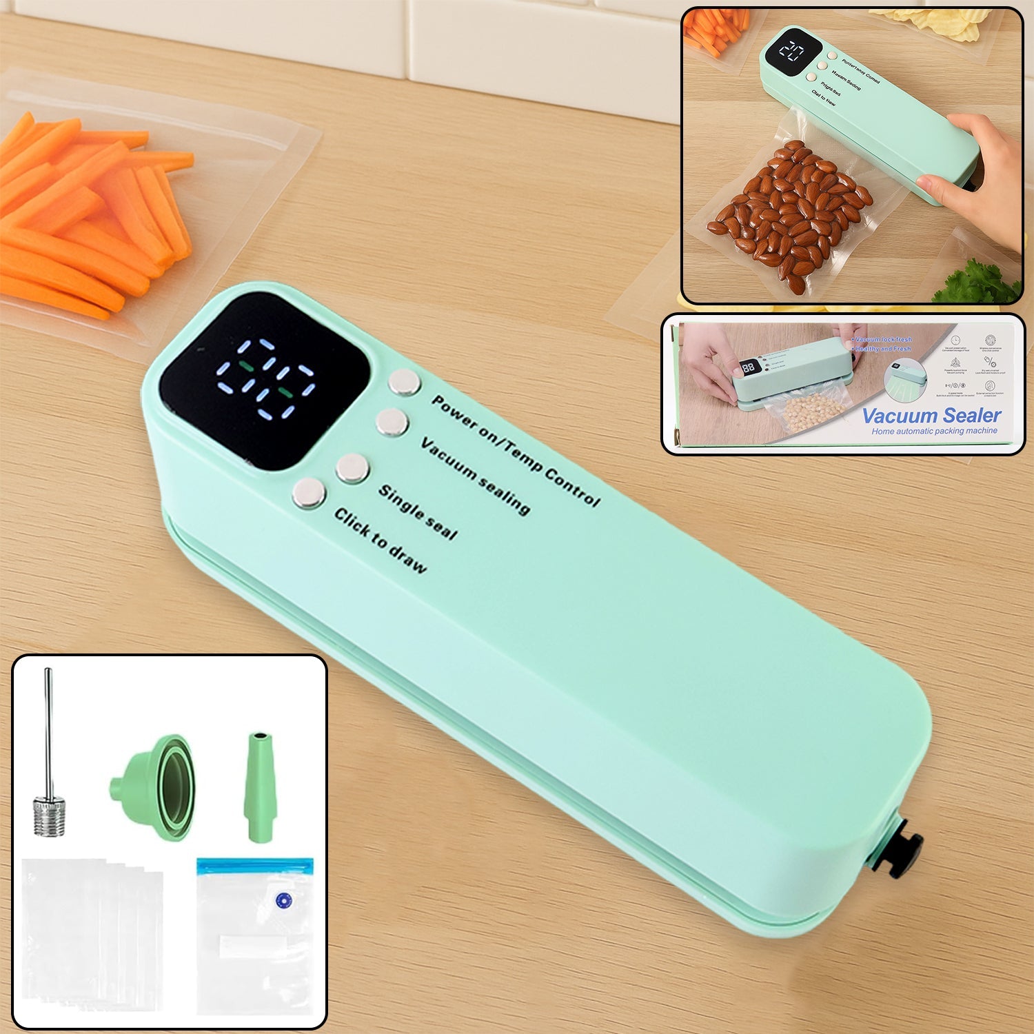 Rechargeable Electric Vacuum Sealer Machine Rechargeable Electric Vacuum Sealer Machine